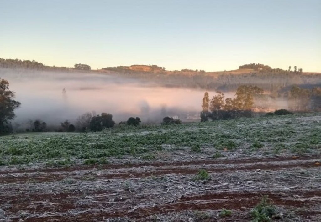 Santa Catarina registra temperatura negativa