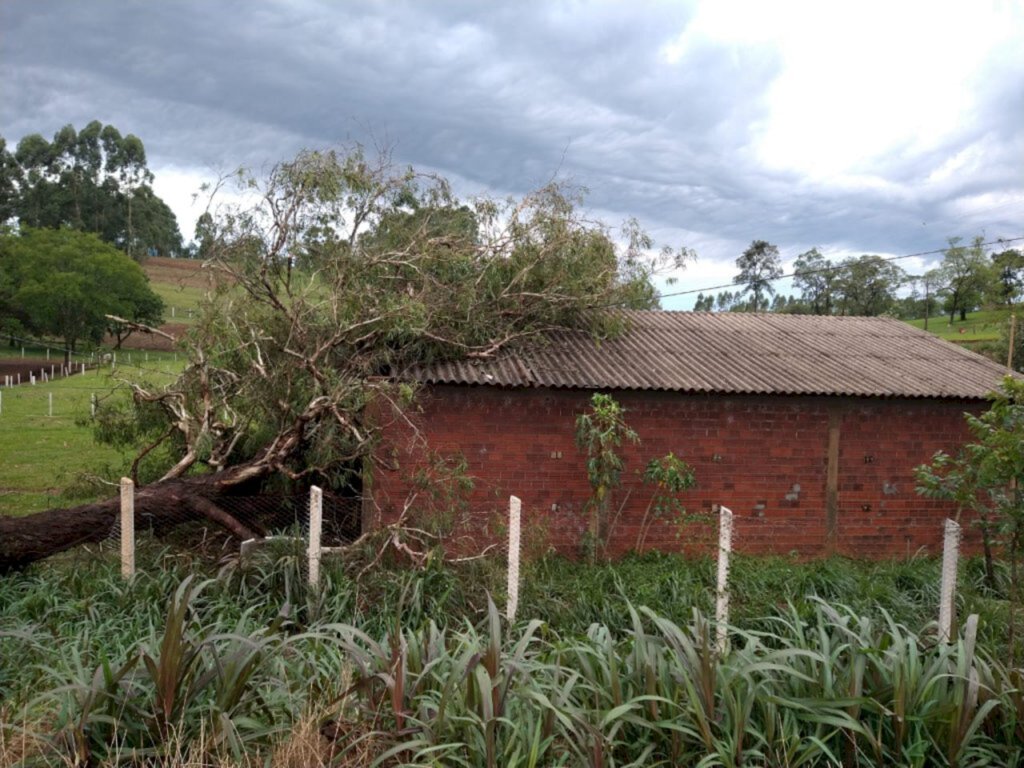 Temporal que atinge Descanso causa prejuízos