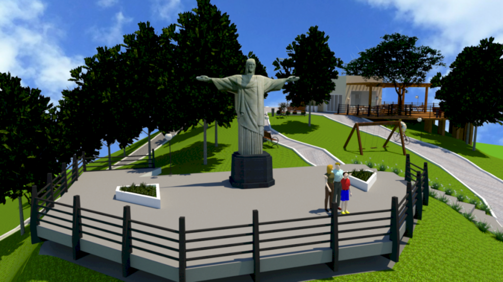 Iniciada a revitalização do Morro do Cristo