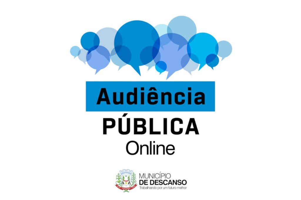 Prefeitura realizará audiências on-line