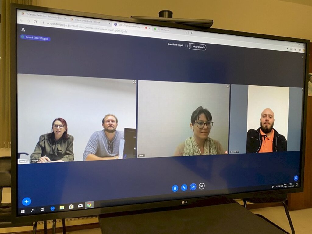 Primeira audiência virtual foi realizada na região