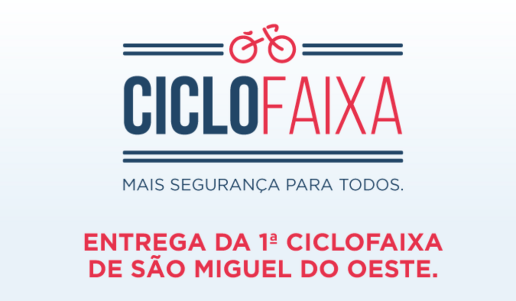 Ciclofaixa será entregue no próximo domingo