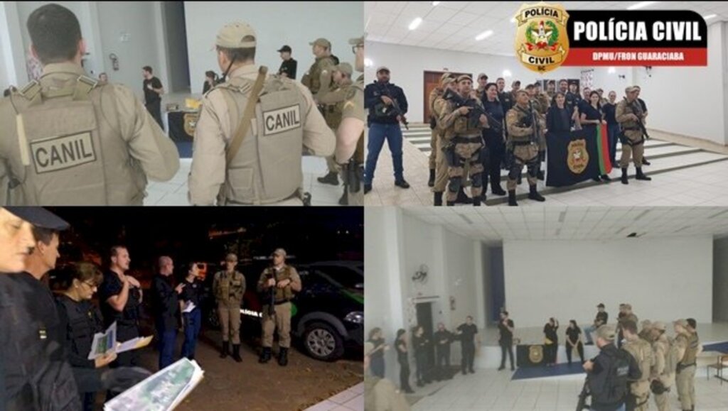 Forças policiais deflagram operação em Guaraciaba