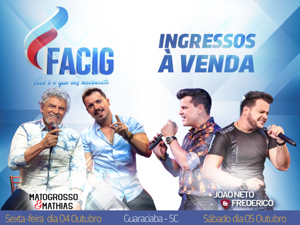 Inicia venda de ingressos do segundo lote da Facig