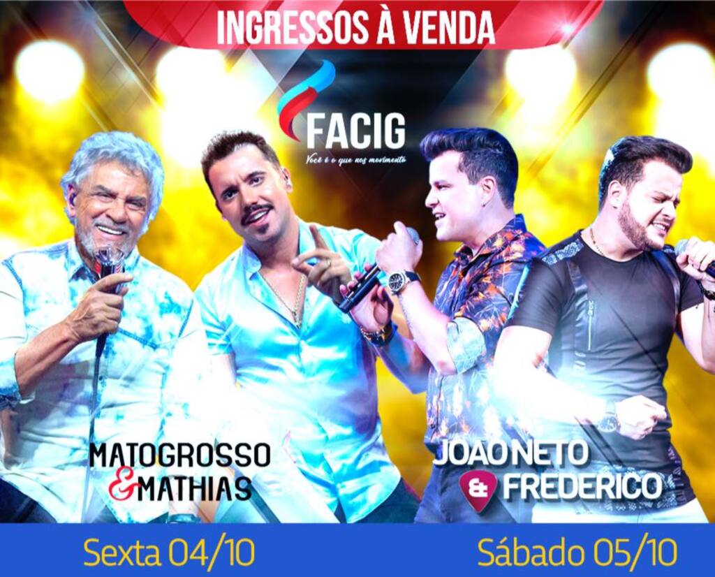 Ingressos para shows nacionais já estão à venda