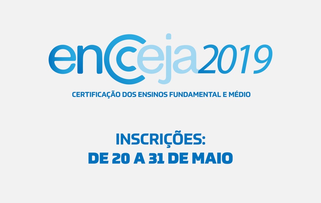 Iniciam pela internet as inscrições para o Encceja