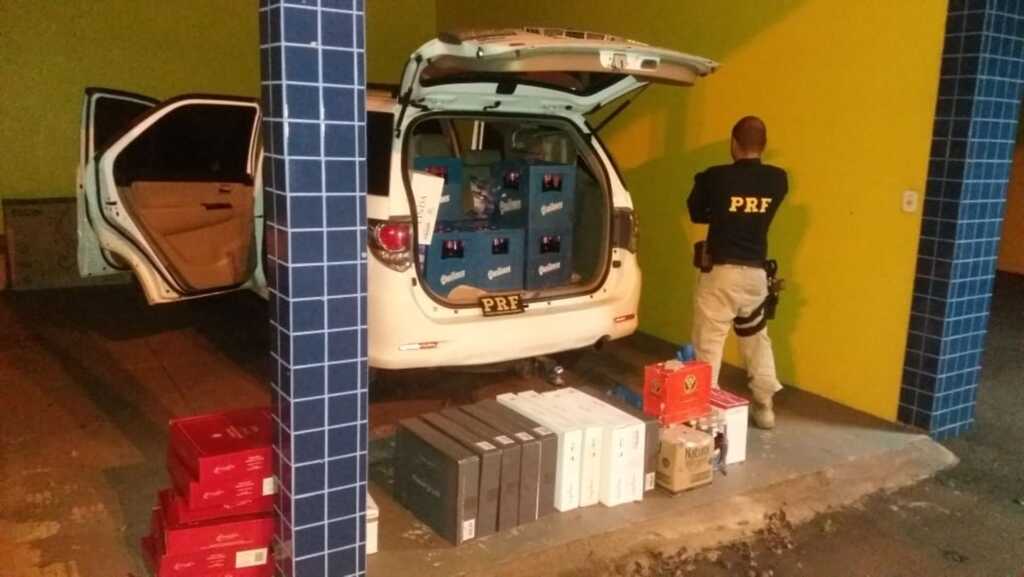 PRF apreende bebidas com entrada irregular no Brasil