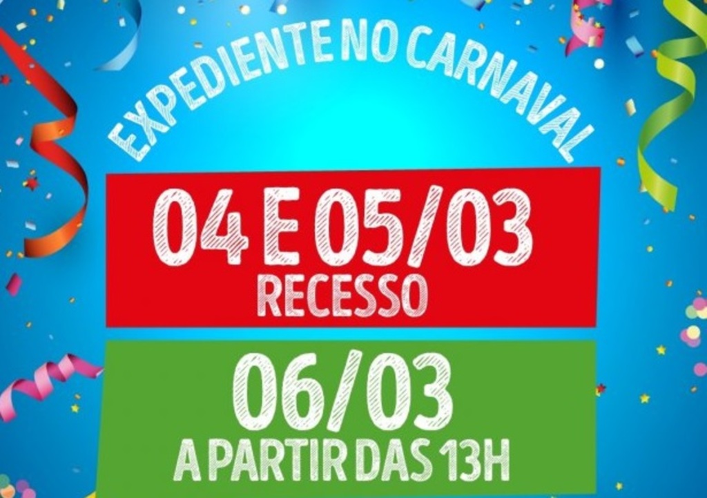 Como ficam os serviços do Governo neste Carnaval