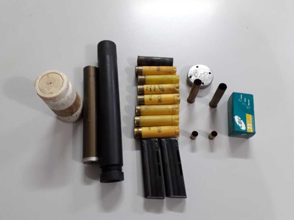 Armas de fogo são apreendidas em Paraíso