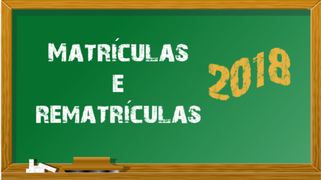 Rematrículas iniciam nesta terça-feira, dia 06