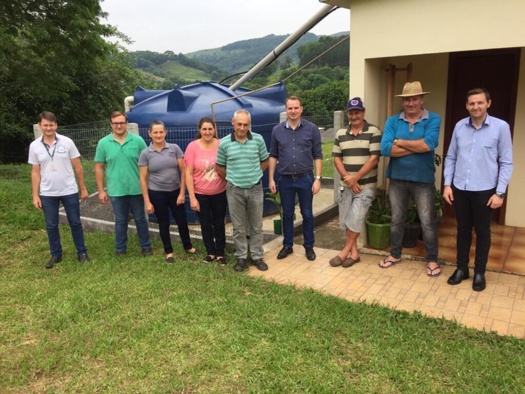Sicoob São Miguel patrocina cisterna