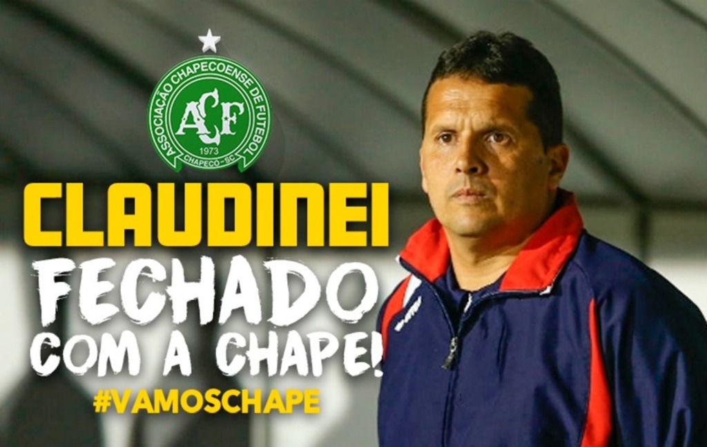 Claudinei Oliveira assume a Chapecoense