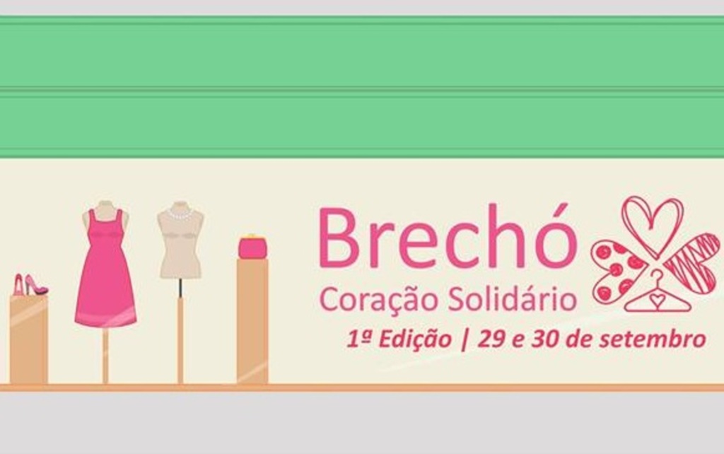 Brechó Coração Solidário será neste fim de semana