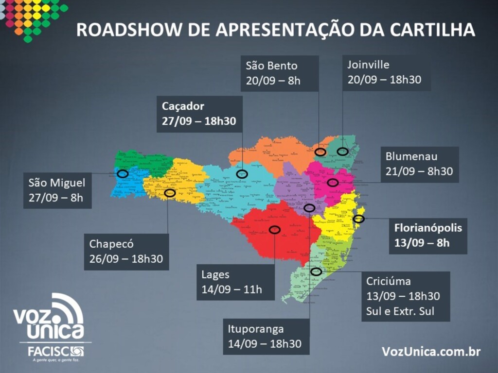 Facisc entregará cartilha 'voz única'