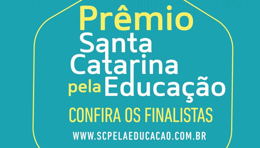 Prêmio SC pela Educação anuncia finalistas
