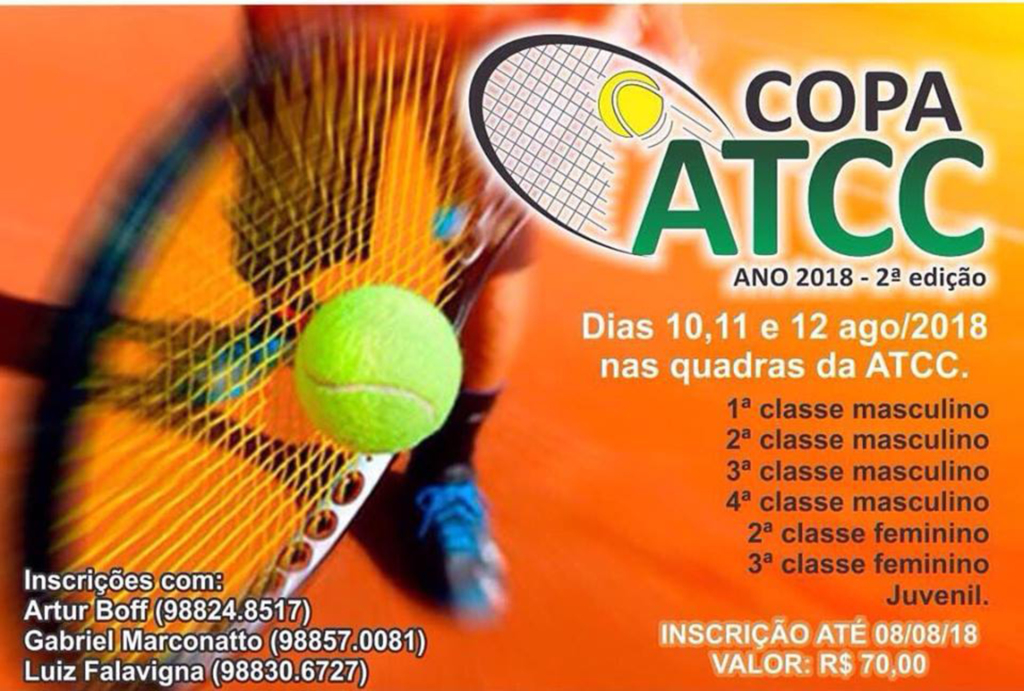 Inscrições abertas para a Copa ATCC