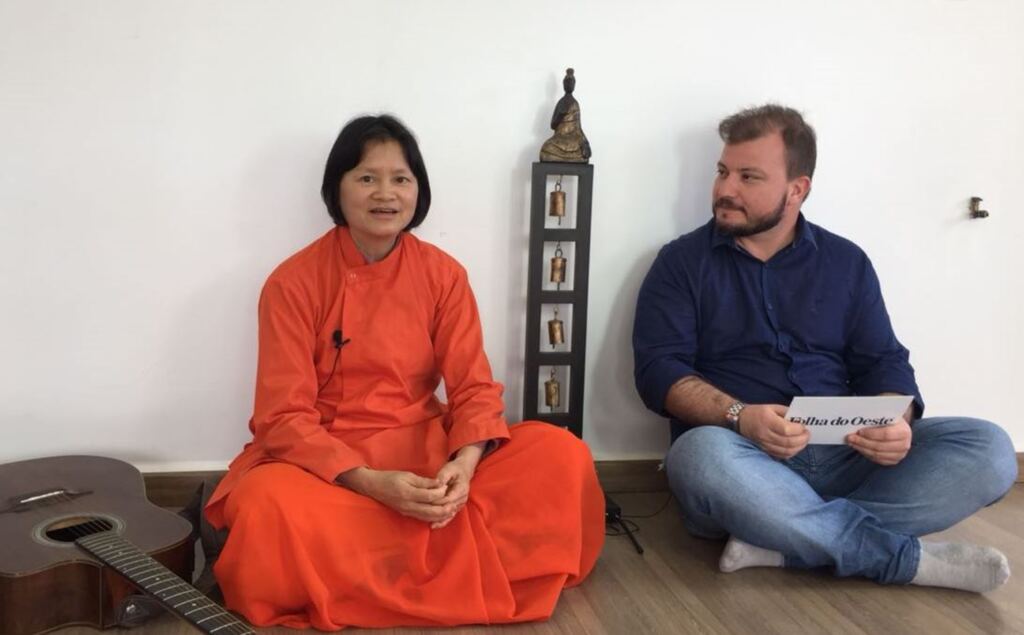 Folha do Oeste Entrevista recebe Monja Yogui