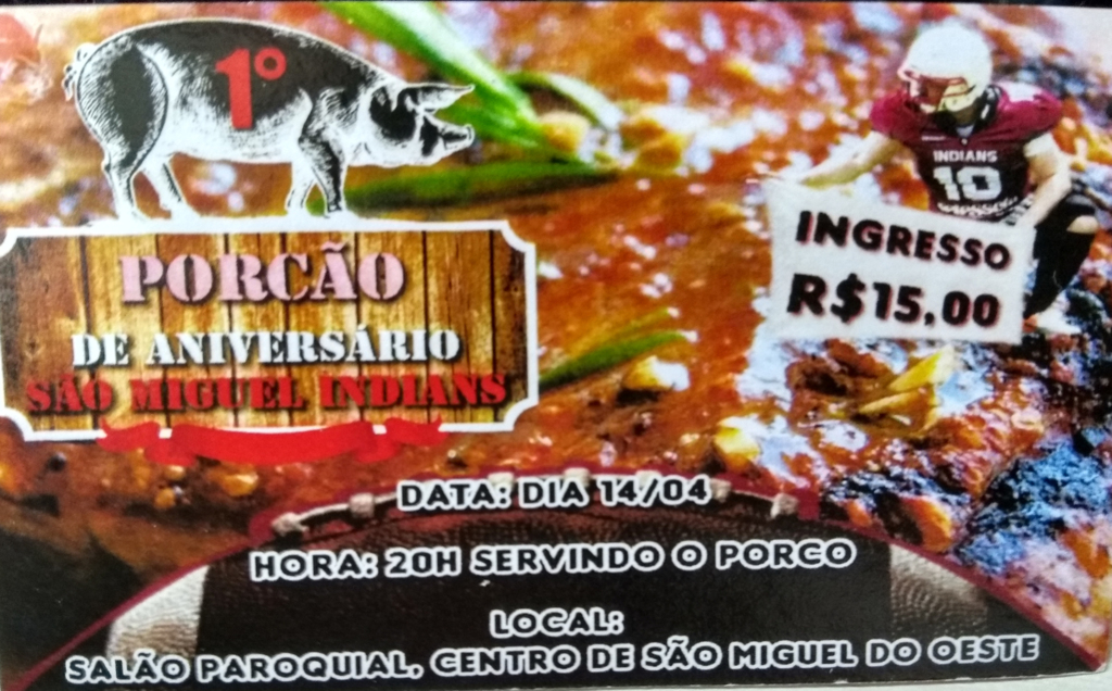 São Miguel Indians prepara comemoração de aniversário