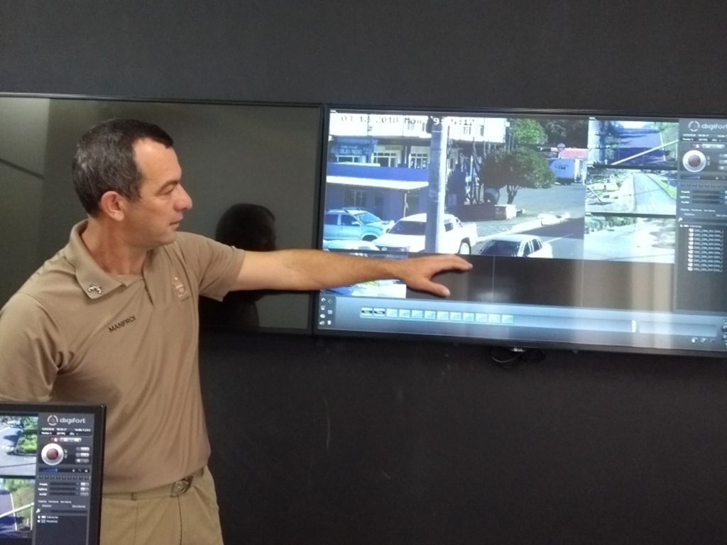 Inicia o funcionamento do sistema de videomonitoramento