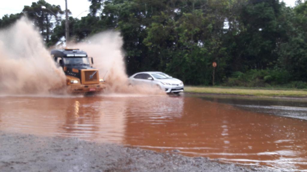 Chuva causa transtornos na Willy Barth