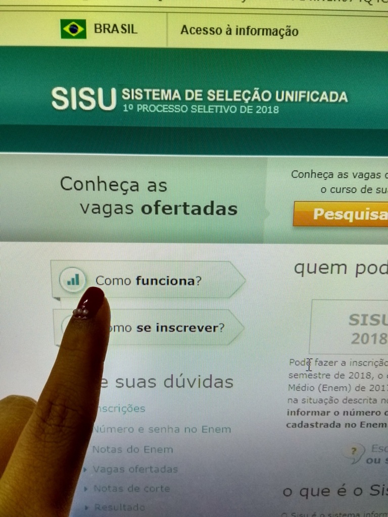 Período de inscrição no Sisu é antecipado