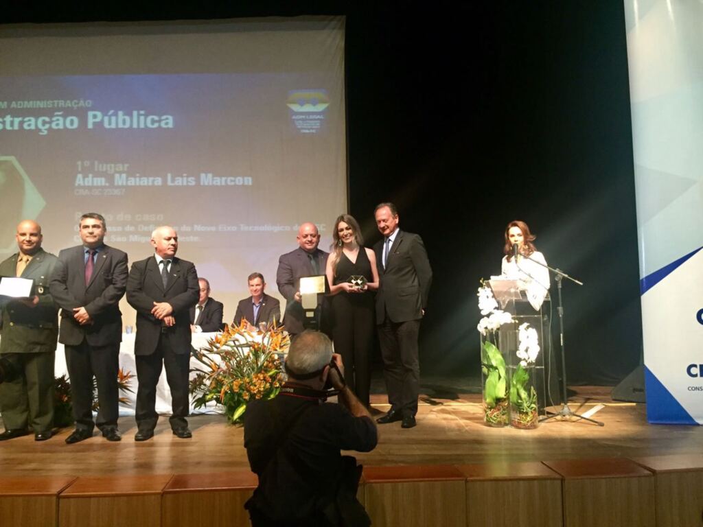 Migueloestina ganha Prêmio Estadual em Administração Pública