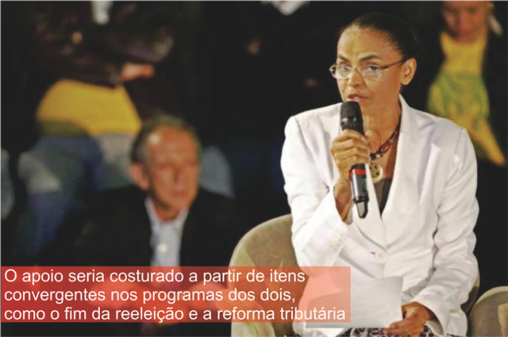 Marina deve apoiar Aécio e pedir aliança de programas