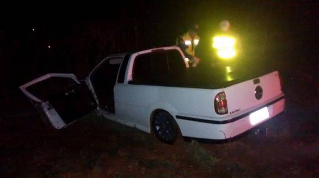 Colisão frontal deixa motorista ferido na SC-163 em Descanso