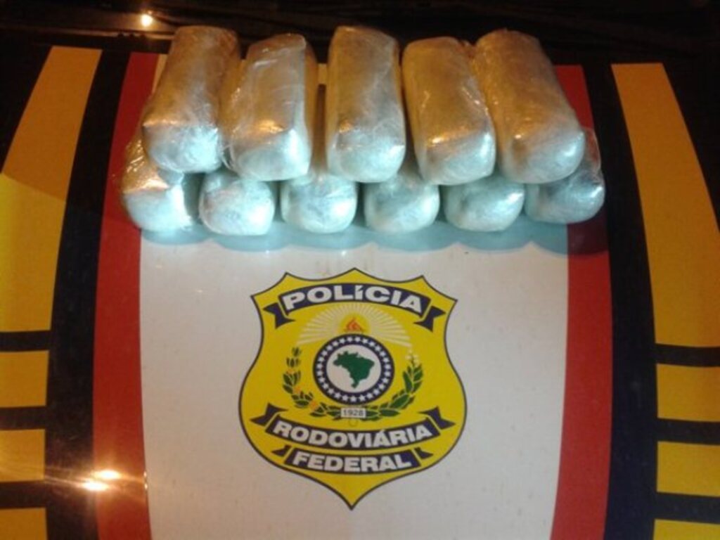 Divulgação - Droga estava dividida em 11 pacotes