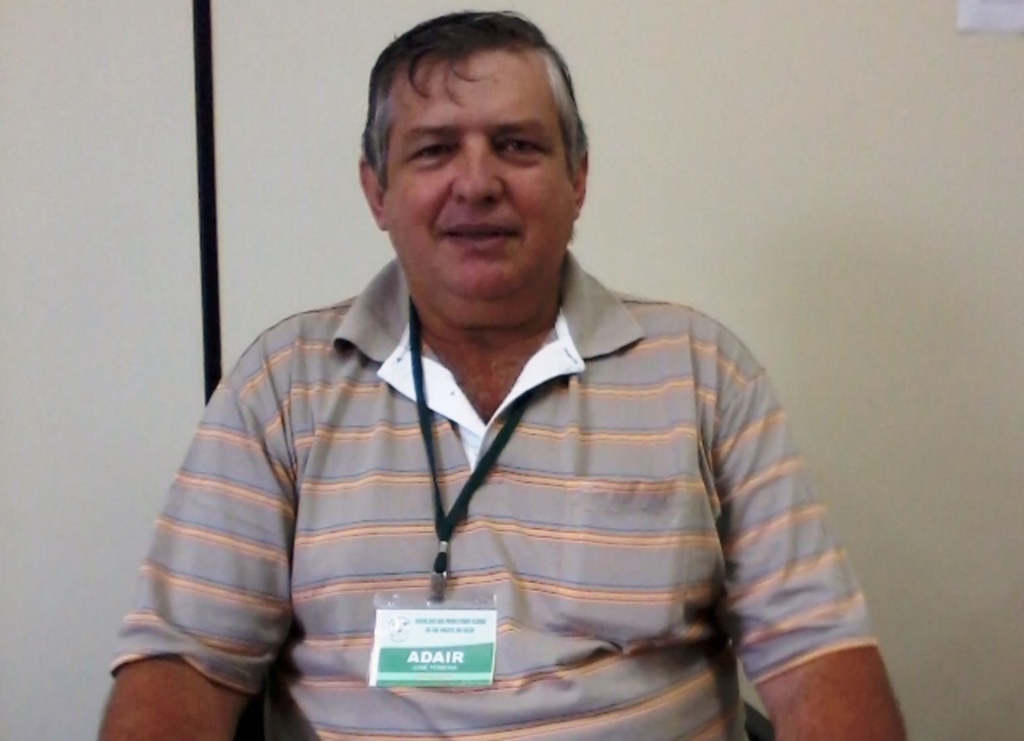 Folha do Oeste - Presidente do Sindicato dos Produtores Rurais, Adair José Teixeira