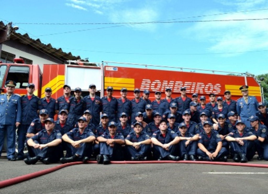 Bombeiros - Uma das formaturas aconteceu em Chapecó