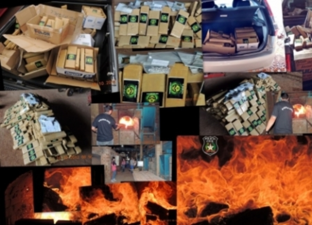Polícia Civil - Drogas foram destruídas em incinerador