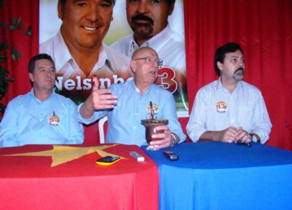 Folha do Oeste - Amin (centro) enalteceu a parceria entre PP e PT que vem crescendo na região