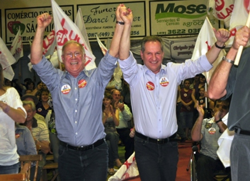 Divulgação - Valar (esq) e Trevisan estão intensificando reuniões para elaboração do plano de governo