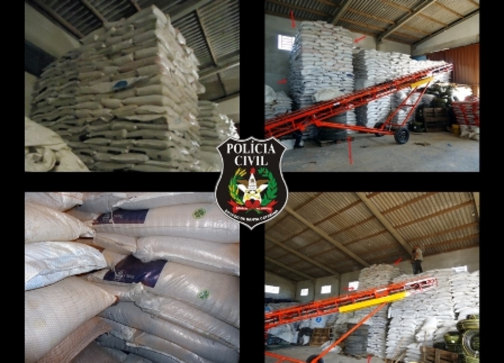 Divulgação - Carga roubada era armazenada no barracão de uma agropecuária