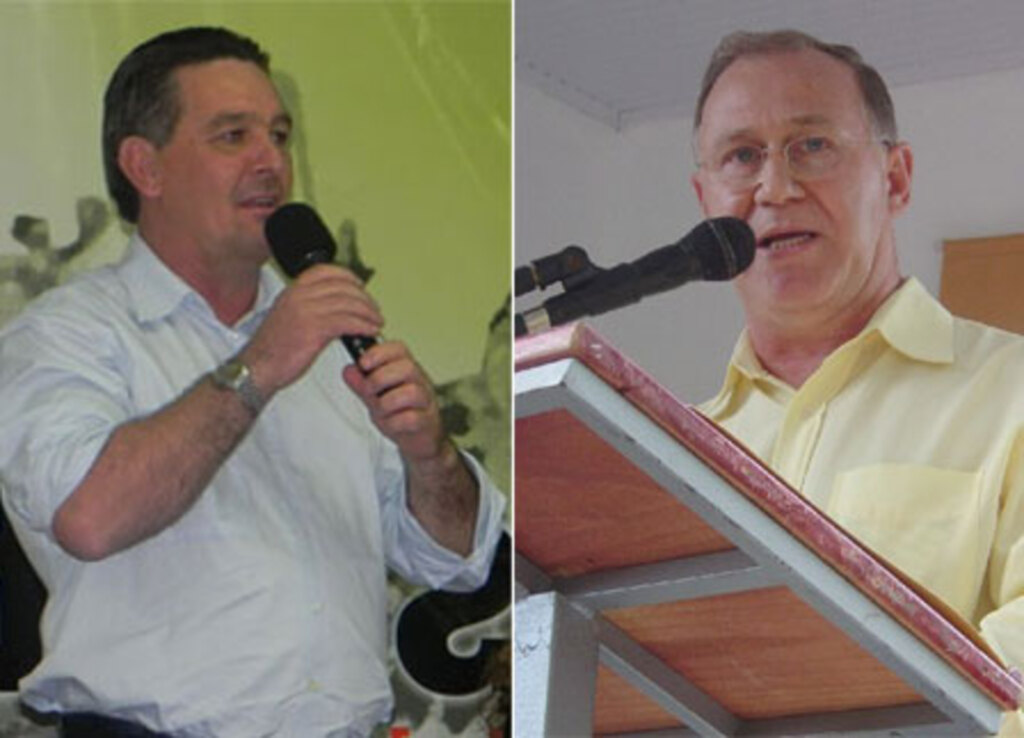 Folha do Oeste - Nelsinho (dir) busca a reeleição e Valar corre atrás do terceiro mandato