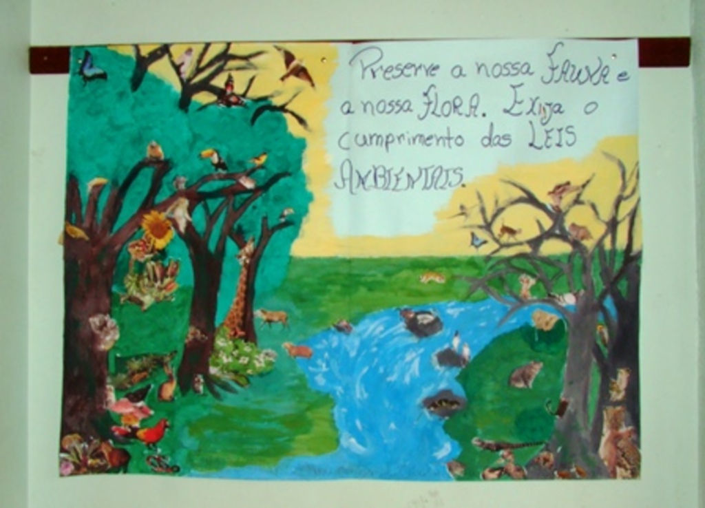 Folha do Oeste - Trabalhos desenvolvidos durante as aulas envolveram os alunos e estimularam a prática de boas ações