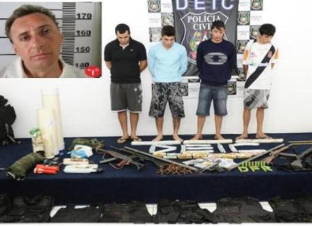 Divulgação - Criminosos presos na Operação Caixeiro
