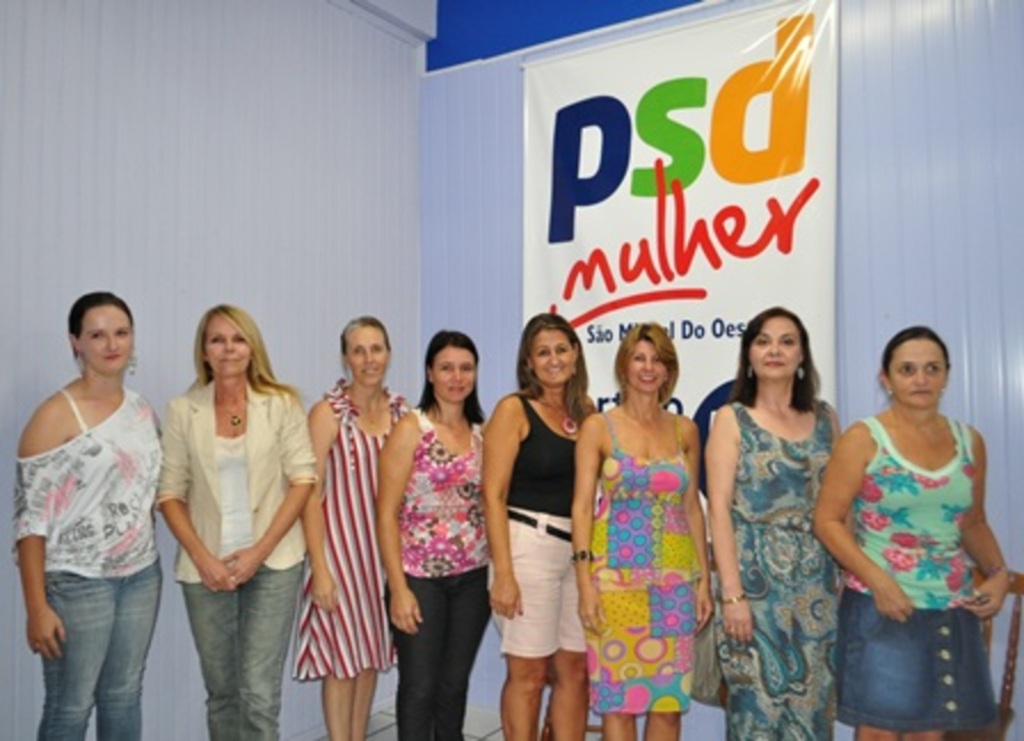 Divulgação - Esta é a diretoria executiva do PSD Mulher