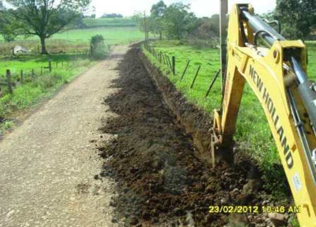 Divulgação - Nove mil metros de tubulação farão água chegar às propriedades