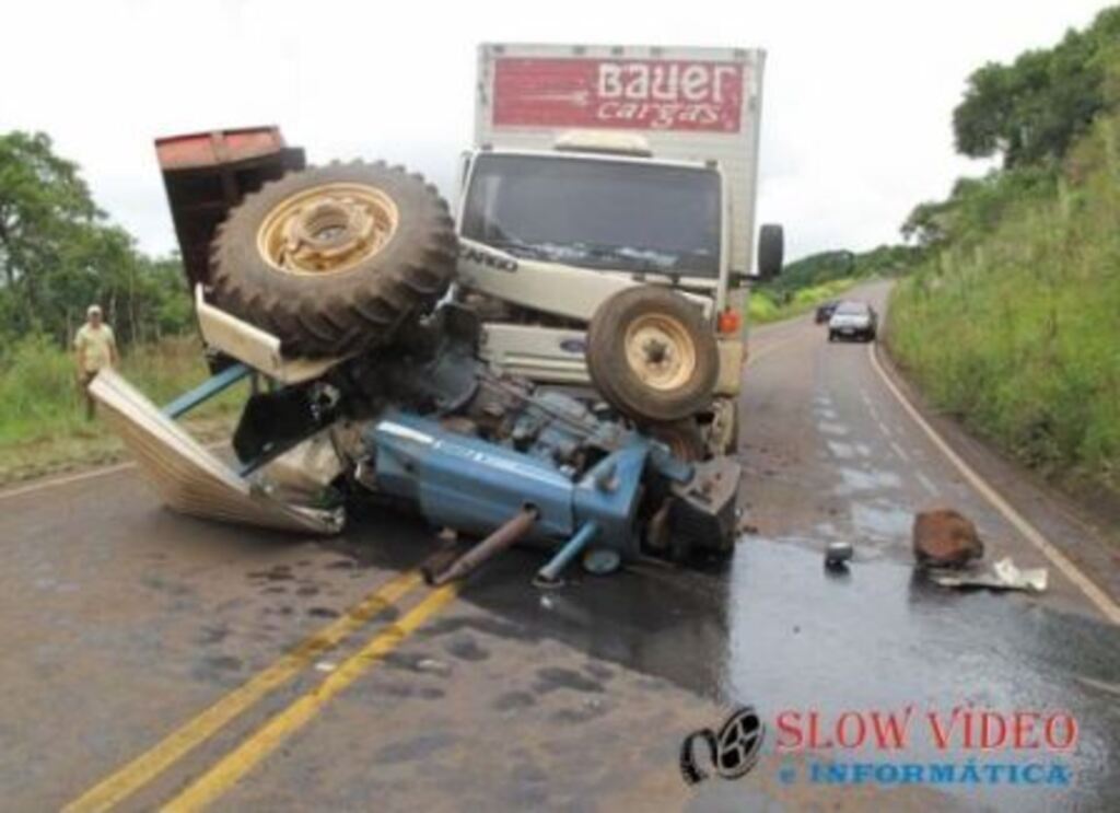 Acidente próximo a Campo Erê