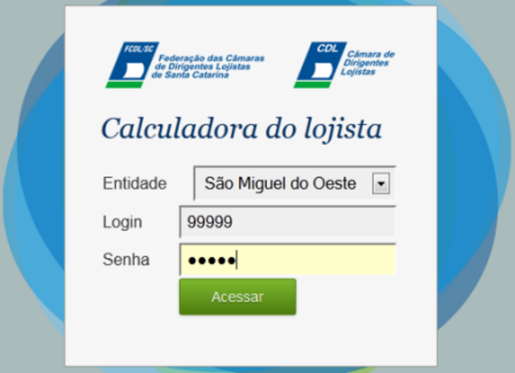 Divulgação - A calculadora lojsta está disponível a todos os associados através do site www.calculadoradolojista.cdl-sc.org.br