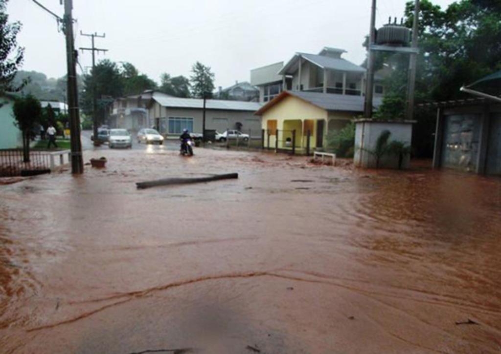Divulgação - Foram registrados mais de 30 mm de chuva em apenas 15 minutos