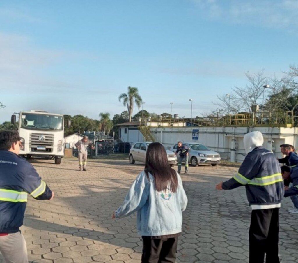 Águas de São Francisco do Sul lança projeto de ginástica laboral entre os colaboradores