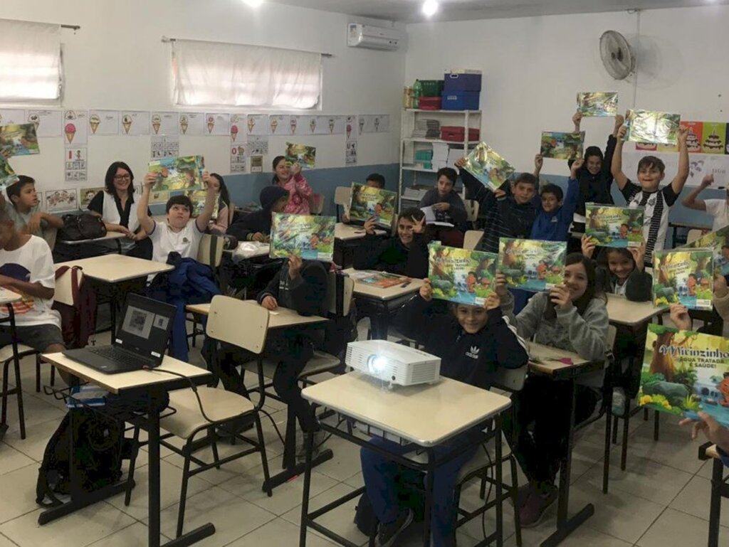 Programa Saúde Nota 10 leva educação ambiental para escolas de São Francisco do Sul