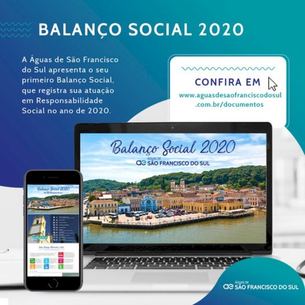 Águas de São Francisco do Sul divulga balanço social 2020