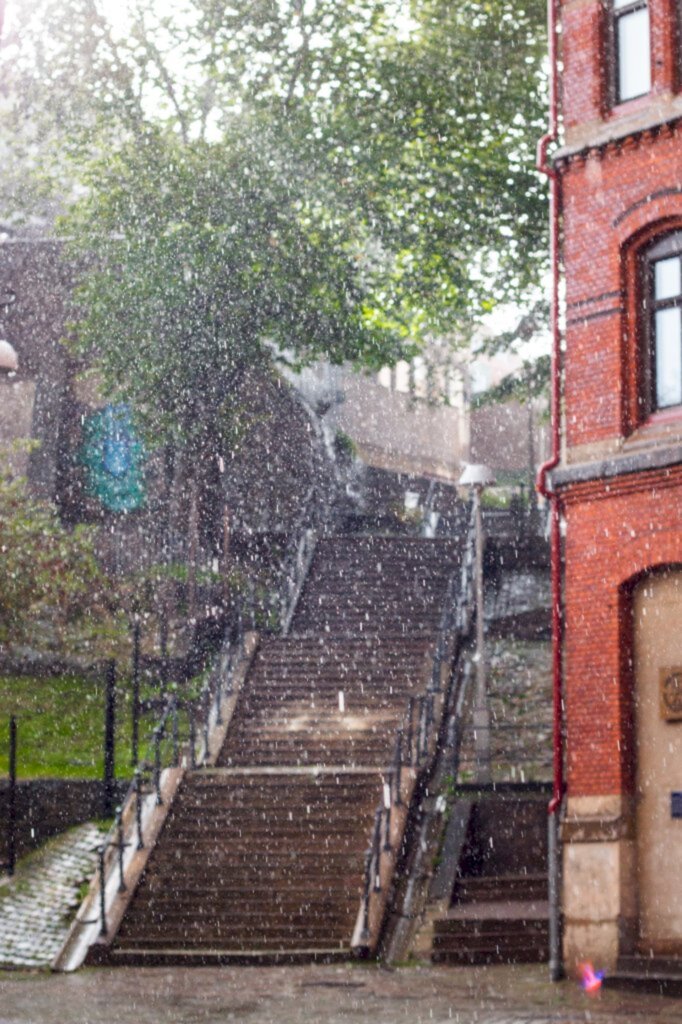 Águas de São Francisco do Sul orienta população para não lançar água da chuva na rede de esgoto