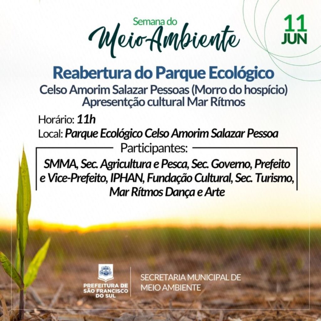 Prefeitura de São Francisco do Sul prepara reabertura do Parque Ecológico