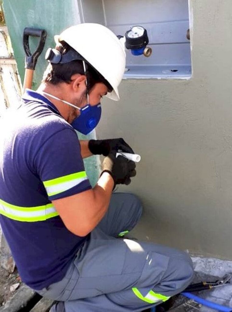 Águas de São Francisco do Sul adota uso de máscaras para todos os colaboradores