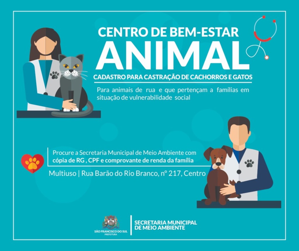 Secretaria Municipal inicia processo de cadastro para castração de animais